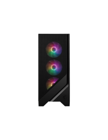 MSI MAG FORGE 120A AIRFLOW carcasa de ordenador Midi Tower Negro, Transparente