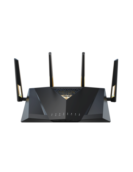 ASUS RT-BE88U router inalámbrico 10 Gigabit Ethernet Doble banda (2,4 GHz / 5 GHz) Negro, Gris