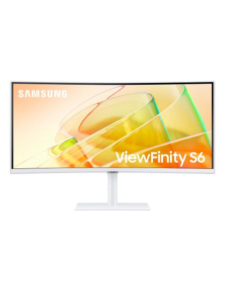Samsung LS34C650TAU pantalla para PC 86,4 cm (34") 3440 x 1440 Pixeles 4K Ultra HD LED Blanco