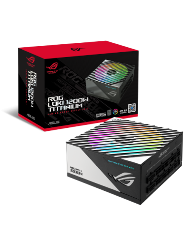 ASUS ROG -LOKI-1200T-SFX-L-GAMING unidad de fuente de alimentación 1200 W 20+4 pin ATX Negro, Plata
