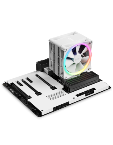 NZXT T120 RGB Procesador Refrigerador de aire 12 cm Blanco 1 pieza(s)
