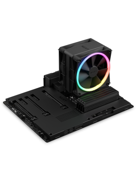 NZXT T120 RGB Procesador Refrigerador de aire 12 cm Negro 1 pieza(s)
