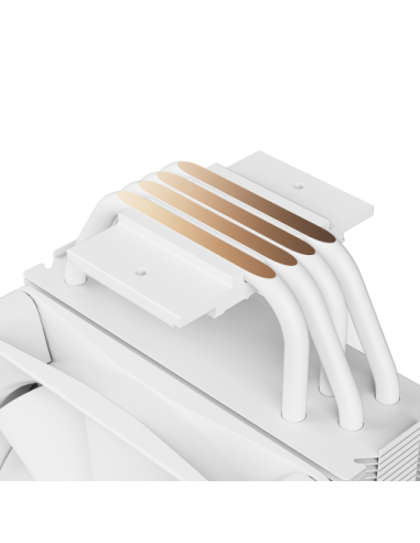 NZXT T120 Procesador Refrigerador de aire 12 cm Blanco 1 pieza(s)