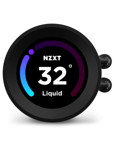 NZXT Kraken Elite 240 RGB Procesador Sistema de refrigeración líquida todo en uno 12 cm Negro 1 pieza(s)