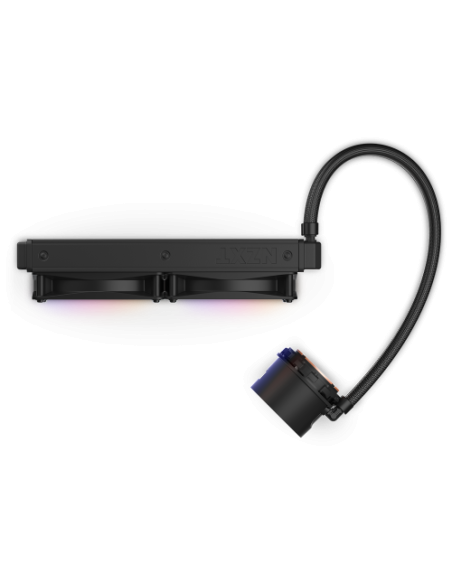 NZXT Kraken 240 RGB Procesador Sistema de refrigeración líquida todo en uno 12 cm Negro 1 pieza(s)
