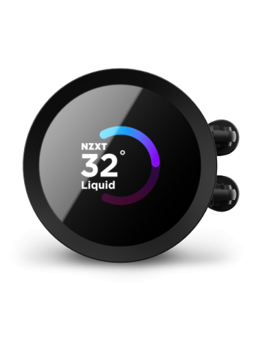 NZXT Kraken 240 RGB Procesador Sistema de refrigeración líquida todo en uno 12 cm Negro 1 pieza(s)