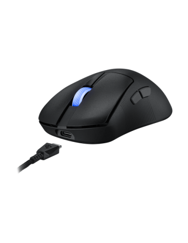 ASUS ROG Keris II Ace Wireless AimPoint Black ratón mano derecha RF Wireless + Bluetooth + USB Type-A Óptico 42000 DPI