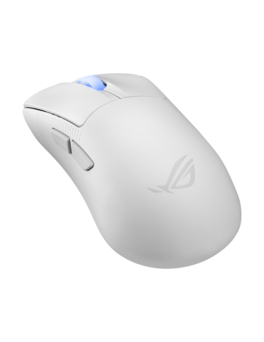 ASUS ROG Keris II Ace Wireless AimPoint White ratón mano derecha RF Wireless + Bluetooth + USB Type-A Óptico 42000 DPI