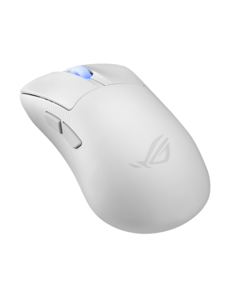 ASUS ROG Keris II Ace Wireless AimPoint White ratón mano derecha RF Wireless + Bluetooth + USB Type-A Óptico 42000 DPI