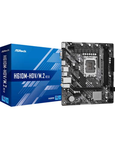 Asrock H610M-HDV/M.2 R2.0 Intel H610 LGA 1700 micro ATX