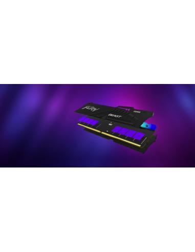 MEMORIA KINGSTON 16GB 6800MT/S DDR5 CL34  FURY BEAST RGB EXPO - KF568C34BBEA-16