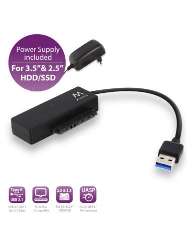 TARJETA EXTERNA EWENT CONEXION HDD SATA 2.5/3.5 A USB 3.1 EW7018