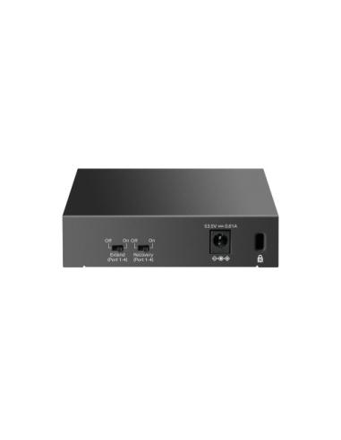 TP-Link LiteWave LS105P No administrado Fast Ethernet (10/100) Energía sobre Ethernet (PoE) Negro