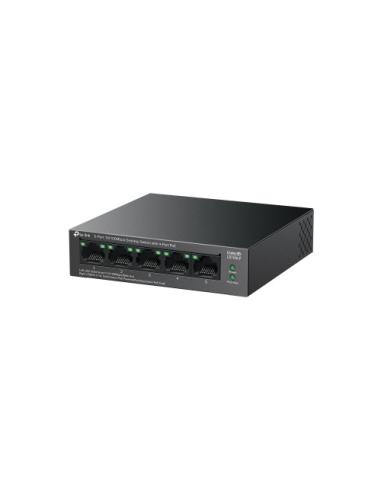 TP-Link LiteWave LS105P No administrado Fast Ethernet (10/100) Energía sobre Ethernet (PoE) Negro