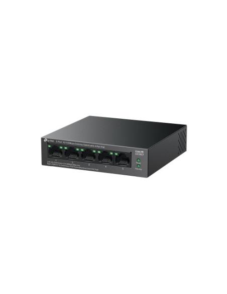 TP-Link LiteWave LS105P No administrado Fast Ethernet (10/100) Energía sobre Ethernet (PoE) Negro