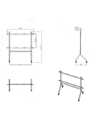 (DHI-PKC-MS1E) DAHUA AV SOPORTE DE SUELO PARA DHI-PHMIA135-AC