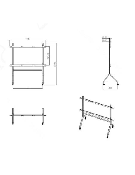 (DHI-PKC-MS1E) DAHUA AV SOPORTE DE SUELO PARA DHI-PHMIA135-AC