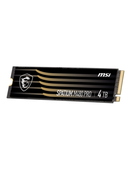 MSI SSD SPATIUM M480 PRO M.2 PCIE 4TB PCI Express 4.0 NVMe 3D NAND