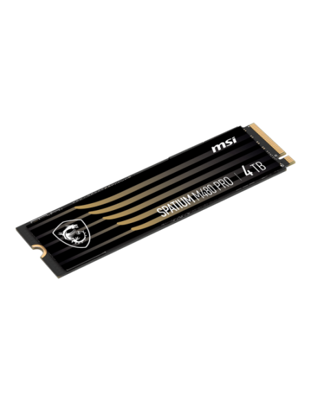 MSI SSD SPATIUM M480 PRO M.2 PCIE 4TB PCI Express 4.0 NVMe 3D NAND