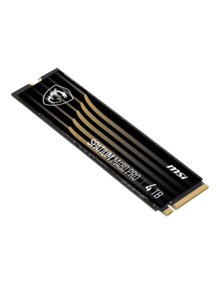 MSI SSD SPATIUM M480 PRO M.2 PCIE 4TB PCI Express 4.0 NVMe 3D NAND