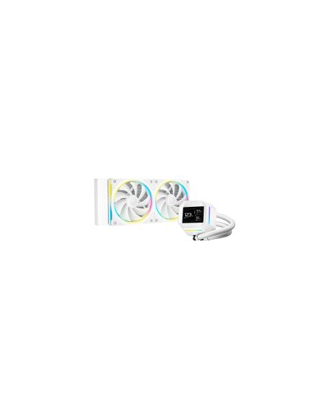 REFRIGERADOR LIQUIDO CPU DEEPCOOL LM240 WH LED RGB R-LM240-WHDMMC-1