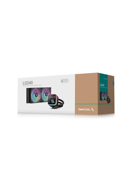 REFRIGERADOR LIQUIDO CPU DEEPCOOL LQ240 AIO LED DIGITAL DISPL R-LQ240-BKLSMW-G-1