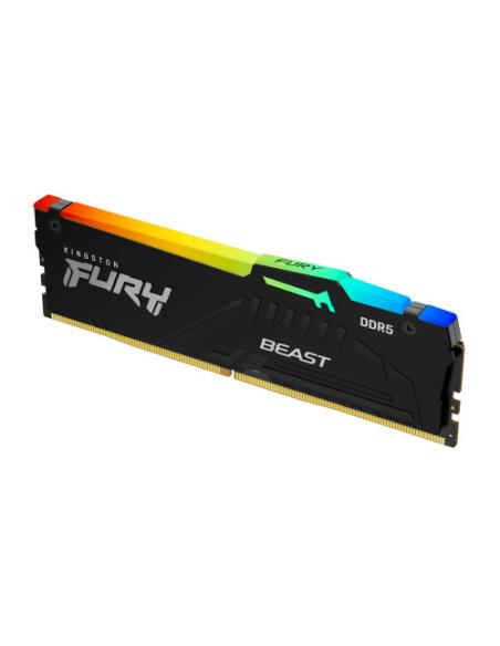 MEMORIA KINGSTON 32GB 6400MT/S DDR5 CL32  FURY BEAST RGB EXPO - KF564C32BBEA-32