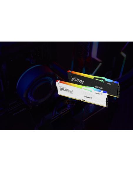 MEMORIA KINGSTON 16GB KIT2 6000MT/S DDR5 CL30  FURY BEAST RGB EXPO - KF560C30BBEAK2-16