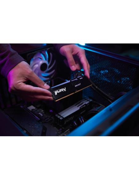 MEMORIA KINGSTON 16GB KIT2 6000MT/S DDR5 CL30  FURY BEAST RGB EXPO - KF560C30BBEAK2-16