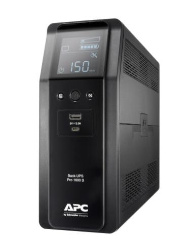 APC BR1600SI sistema de alimentación ininterrumpida (UPS) Línea interactiva 1,6 kVA 960 W 8 salidas AC