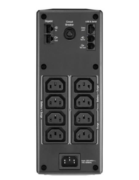 APC BR1300MI sistema de alimentación ininterrumpida (UPS) Línea interactiva 1,3 kVA 780 W 8 salidas AC