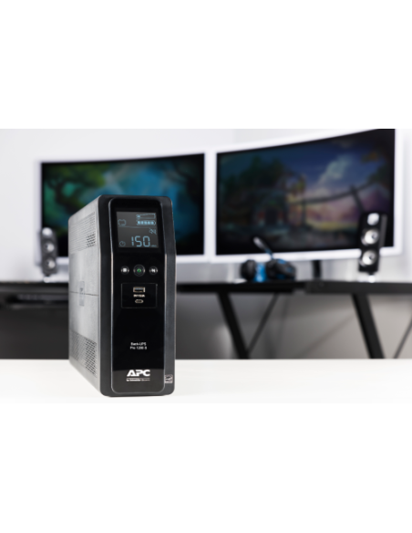 APC BACK UPS PRO BR 1200VA sistema de alimentación ininterrumpida (UPS) Línea interactiva 1,2 kVA 720 W 8 salidas AC