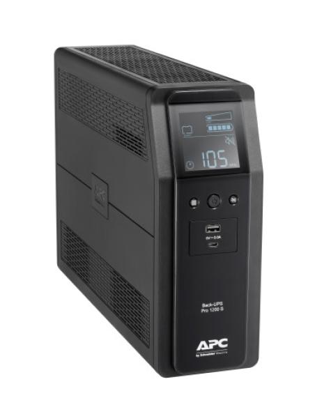 APC BACK UPS PRO BR 1200VA sistema de alimentación ininterrumpida (UPS) Línea interactiva 1,2 kVA 720 W 8 salidas AC