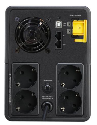 APC BX2200MI-GR sistema de alimentación ininterrumpida (UPS) Línea interactiva 2,2 kVA 1200 W 4 salidas AC