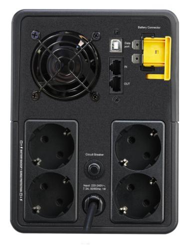 APC BX1600MI-GR sistema de alimentación ininterrumpida (UPS) Línea interactiva 1,6 kVA 900 W 4 salidas AC