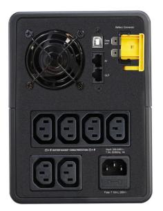 APC BX1600MI sistema de alimentación ininterrumpida (UPS) Línea interactiva 1,6 kVA 900 W 6 salidas AC 2