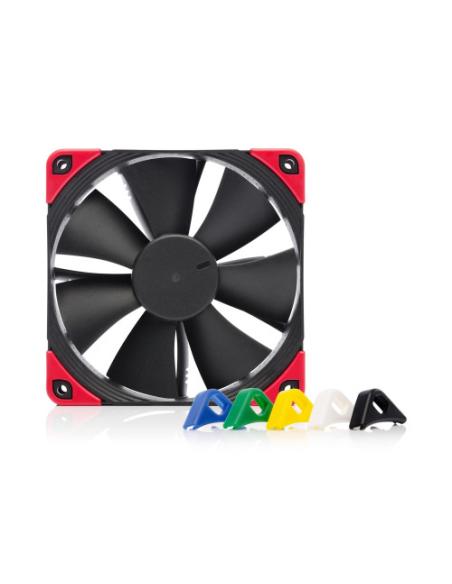 NOCTUA VENTILADOR CAJA NF-F12-PWM CH.BK.S, NF-F12 PWM CHROMAX.BLACK.SWAP, 120MM, 120X120X25MM, 12V, 1500RPM/300RPM, 22,4 DB(A), 