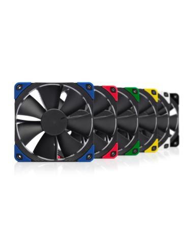 NOCTUA VENTILADOR CAJA NF-F12-PWM CH.BK.S, NF-F12 PWM CHROMAX.BLACK.SWAP, 120MM, 120X120X25MM, 12V, 1500RPM/300RPM, 22,4 DB(A), 