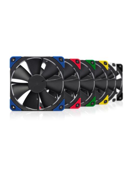 NOCTUA VENTILADOR CAJA NF-F12-PWM CH.BK.S, NF-F12 PWM CHROMAX.BLACK.SWAP, 120MM, 120X120X25MM, 12V, 1500RPM/300RPM, 22,4 DB(A), 