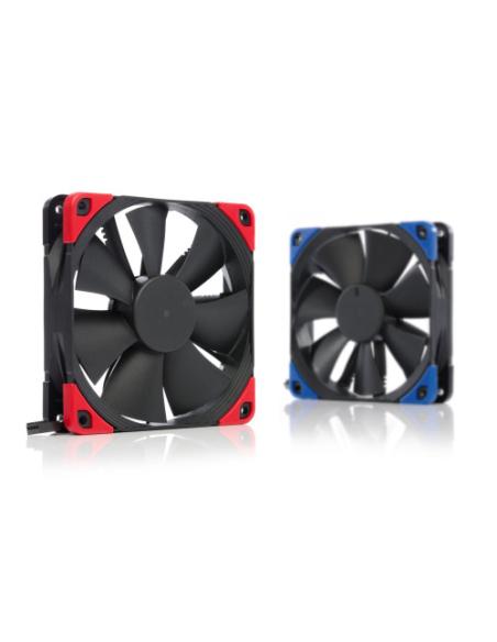 NOCTUA VENTILADOR CAJA NF-F12-PWM CH.BK.S, NF-F12 PWM CHROMAX.BLACK.SWAP, 120MM, 120X120X25MM, 12V, 1500RPM/300RPM, 22,4 DB(A), 