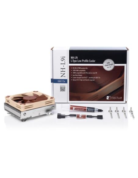 NOCTUA COOLER CPU NH-L9I BAJO PERFIL, 95X95X37MM, INTEL LGA1150, LGA1151, LGA1155, LGA1156, LGA1200