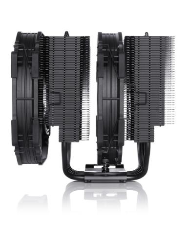 NOCTUA COOLER CPU NH-D15 CHROMAX.BLACK [NH-D15 CH.BK], 6 HEATPIPES DUAL TOWER, 2X NF-A15 140MM FAN PWM, INTEL LGA1851, LGA1700, 