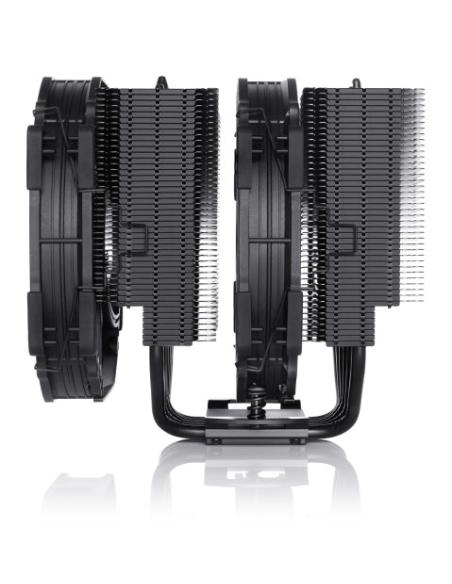 NOCTUA COOLER CPU NH-D15 CHROMAX.BLACK [NH-D15 CH.BK], 6 HEATPIPES DUAL TOWER, 2X NF-A15 140MM FAN PWM, INTEL LGA1851, LGA1700, 