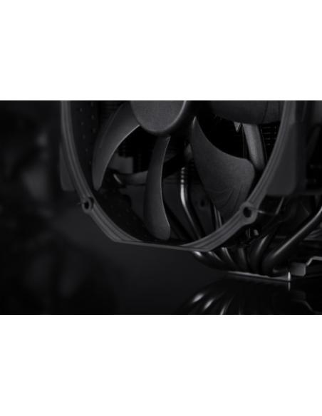 NOCTUA COOLER CPU NH-D15 CHROMAX.BLACK [NH-D15 CH.BK], 6 HEATPIPES DUAL TOWER, 2X NF-A15 140MM FAN PWM, INTEL LGA1851, LGA1700, 