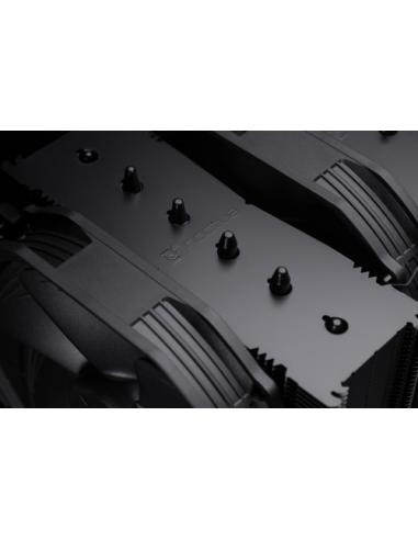 NOCTUA COOLER CPU NH-D15 CHROMAX.BLACK [NH-D15 CH.BK], 6 HEATPIPES DUAL TOWER, 2X NF-A15 140MM FAN PWM, INTEL LGA1851, LGA1700, 