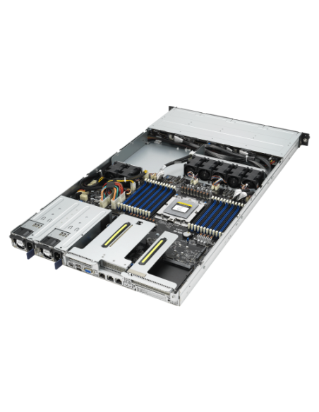 ASUS RS500A-E12-RS4U Socket SP5 Bastidor (1U) Negro, Plata