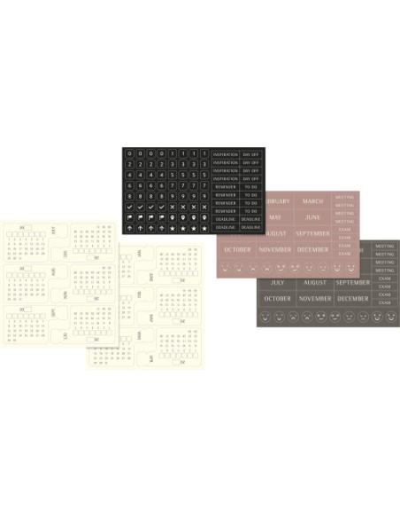 AGENDA 12 MESES 2025 SEMANAL SIN FECHA L (13 X 21 CM) NEGRA TAPA DURA MOLESKINE DHUNDB12WN301