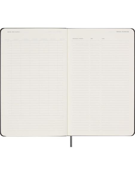AGENDA 12 MESES 2025 SEMANAL SIN FECHA L (13 X 21 CM) NEGRA TAPA DURA MOLESKINE DHUNDB12WN301