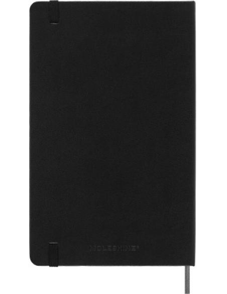 AGENDA 12 MESES 2025 SEMANAL SIN FECHA L (13 X 21 CM) NEGRA TAPA DURA MOLESKINE DHUNDB12WN301