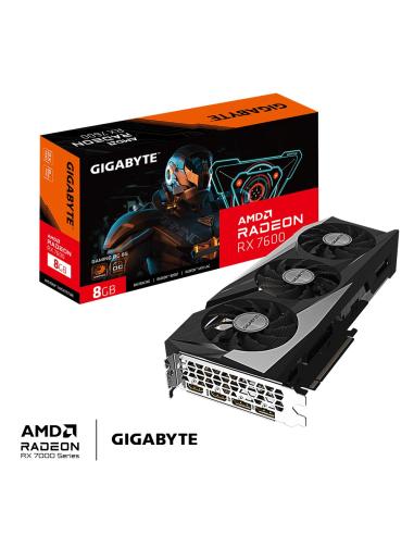 VGA PCI-EX RADEON GIGABYTE RX7600 GAMING OC 8G GDDR6X PCIE4 HDMI DP 3VENT